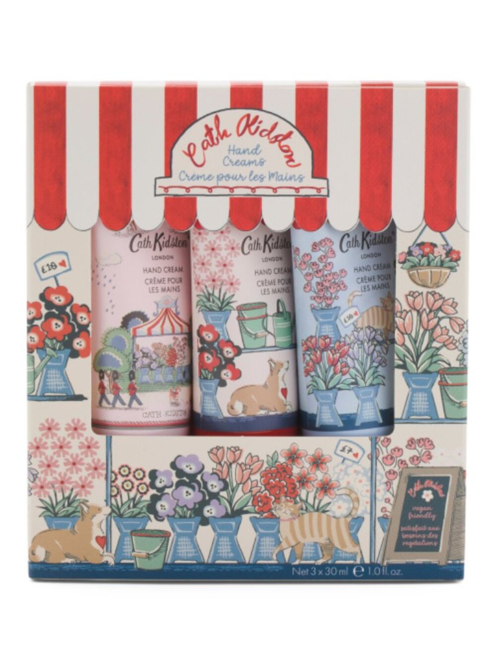 CATH KIDSTON 3pk The Flower Market Hand Cream Set - NIB